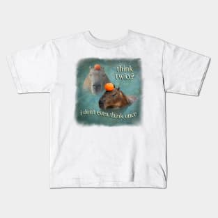 Capybara Meme Kids T-Shirt